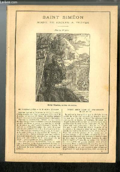 Vies des Saints n° 382 - Saint Siméon, moine et …