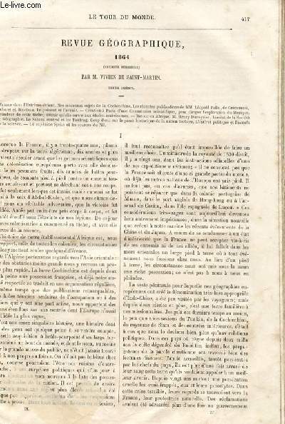 Le tour du monde - nouveau journal des voyages - …