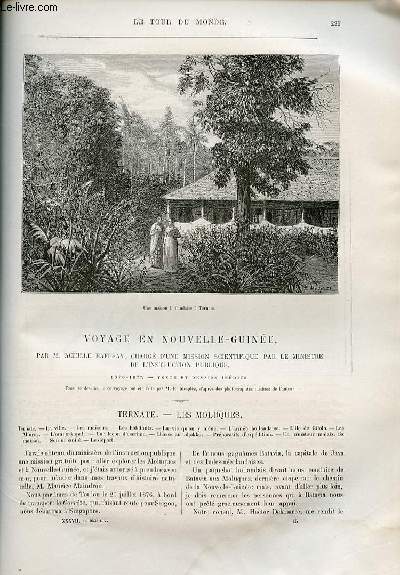 Le tour du monde - nouveau journal des voyages - …