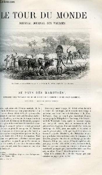 Le tour du monde - nouveau journal des voyages - …