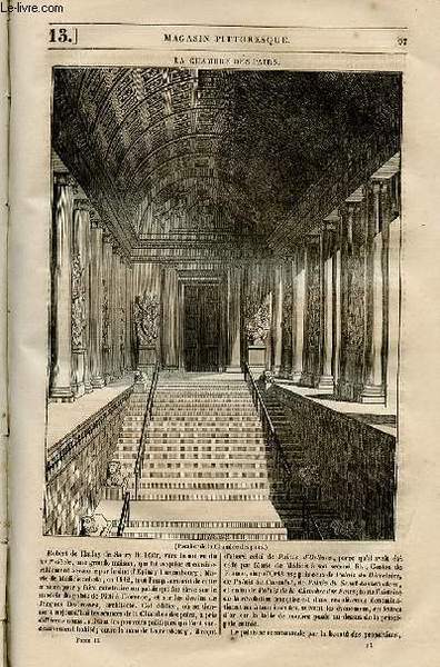 LE MAGASIN PITTORESQUE - Livraison n°013 - La chambre des …