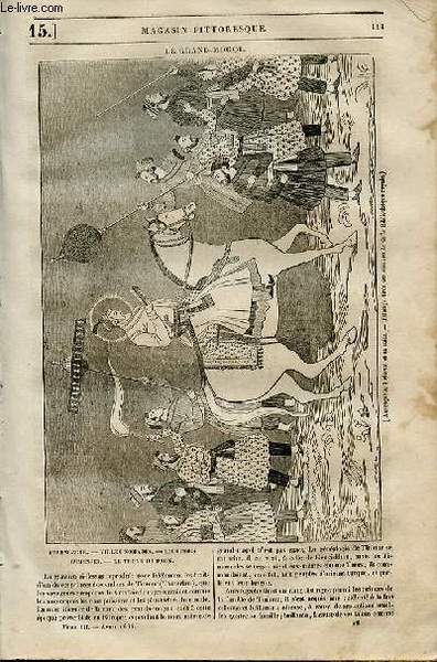 LE MAGASIN PITTORESQUE - Livraison n°015 - Le grand mogol.