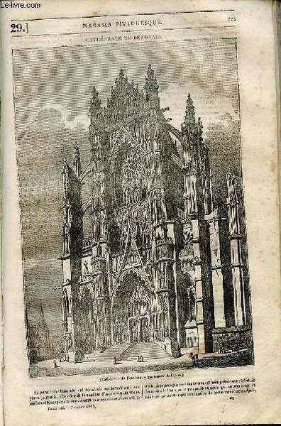 LE MAGASIN PITTORESQUE - Livraison n°029 - Cathédrâle de Beauvais.