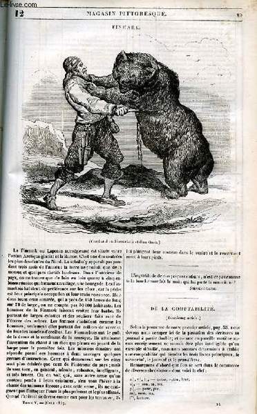 LE MAGASIN PITTORESQUE - Livraison n°012 - Finmark.