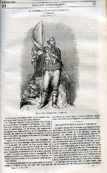 LE MAGASIN PITTORESQUE - Livraison n°021 - le tombeau d'Andreas …