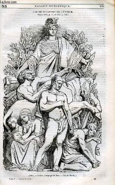 LE MAGASIN PITTORESQUE - Livraison n°035 - Arc de triomphe …