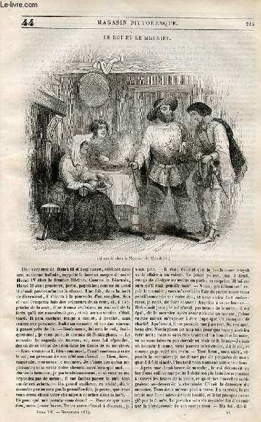 LE MAGASIN PITTORESQUE - Livraison n°044 - Le roi et …