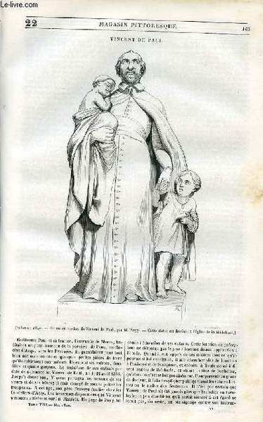 LE MAGASIN PITTORESQUE - Livraison n°022 - Vincent de Paul.