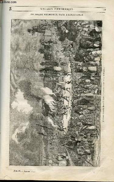 LE MAGASIN PITTORESQUE - Livraison n°003 - Un drame religieux …