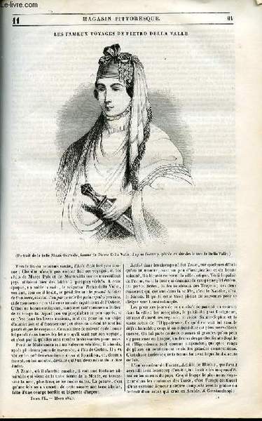 LE MAGASIN PITTORESQUE - Livraison n°011 - Les fameux voyages …