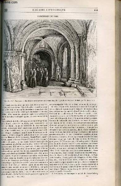 LE MAGASIN PITTORESQUE - Livraison n°020 - Cathédrâle de Bâle.