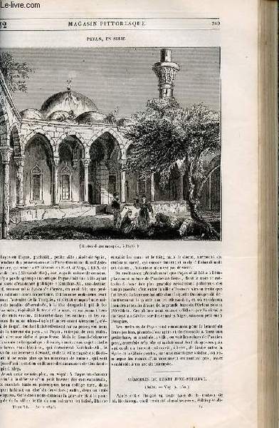 LE MAGASIN PITTORESQUE - Livraison n°032 - Payas, en Syrie.