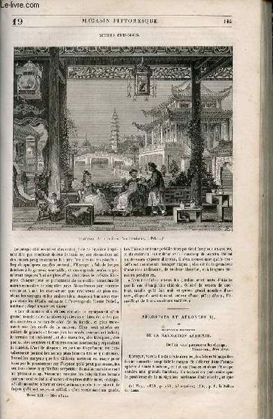 LE MAGASIN PITTORESQUE - Livraison n°019 - Moeurs chinoises.