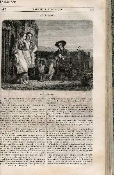 LE MAGASIN PITTORESQUE - Livraison n°043 - Airs rustiques.