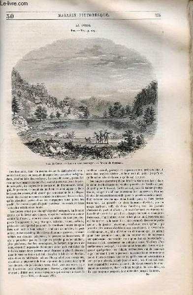 LE MAGASIN PITTORESQUE - Livraison n°030 - La Corse, suite …