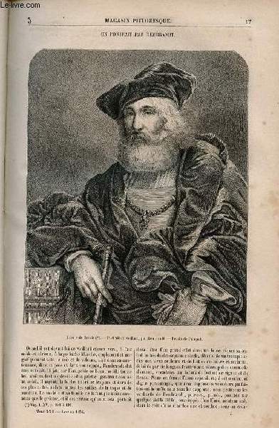 LE MAGASIN PITTORESQUE - Livraison n°003 - Un portrait par …