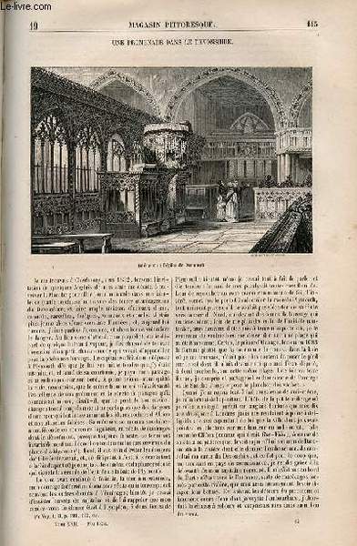 LE MAGASIN PITTORESQUE - Livraison n°019 - Une promenade dans …