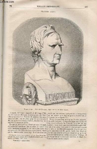 LE MAGASIN PITTORESQUE - Livraison n°029 - François Arago,à suivre.