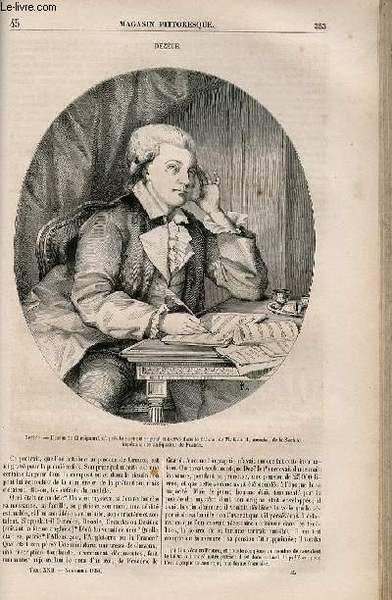 LE MAGASIN PITTORESQUE - Livraison n°045 - Dezède.