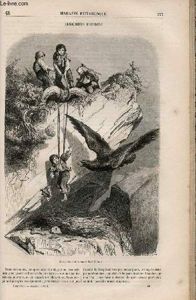 LE MAGASIN PITTORESQUE - Livraison n°048 - Dénicheurs d'aiglons.