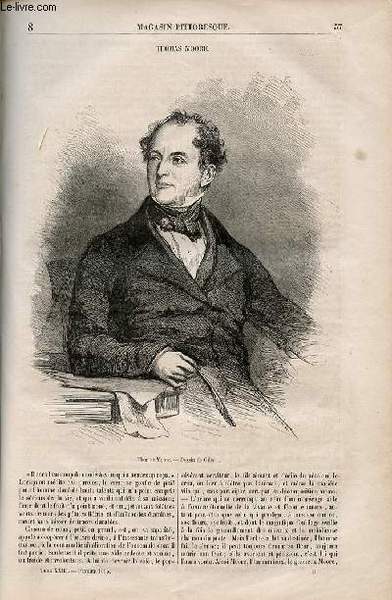 LE MAGASIN PITTORESQUE - Livraison n°008 - Thomas Moore.