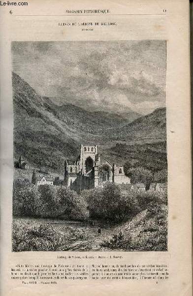 LE MAGASIN PITTORESQUE - Livraison n°006 - Ruines de l'abbaye …
