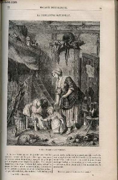 LE MAGASIN PITTORESQUE - Livraison n°011 - La complaisance maternelle.