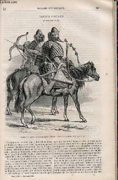 LE MAGASIN PITTORESQUE - Livraison n°051 - Cavaliers moscovites au …