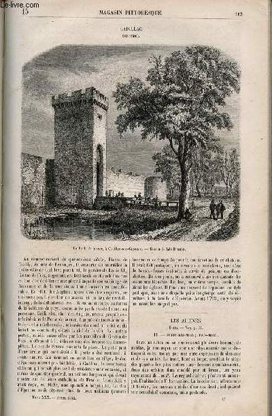 LE MAGASIN PITTORESQUE - Livraison n°015 - Cadillac (Gironde).