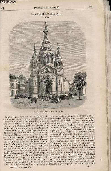 LE MAGASIN PITTORESQUE - Livraison n°049 - La nouvelle chapelle …