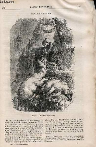 LE MAGASIN PITTORESQUE - Livraison n°052 -Marguerite Roberval.