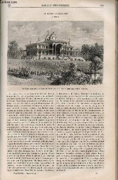 LE MAGASIN PITTORESQUE - Livraison n°030 - Le casino d'Arcachon.