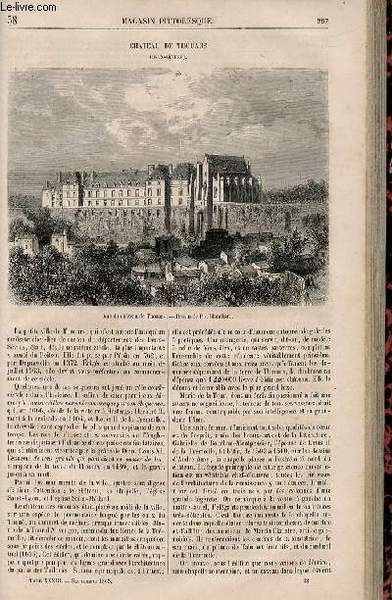 LE MAGASIN PITTORESQUE - Livraison n°038 - Château de Thouars(Deux …