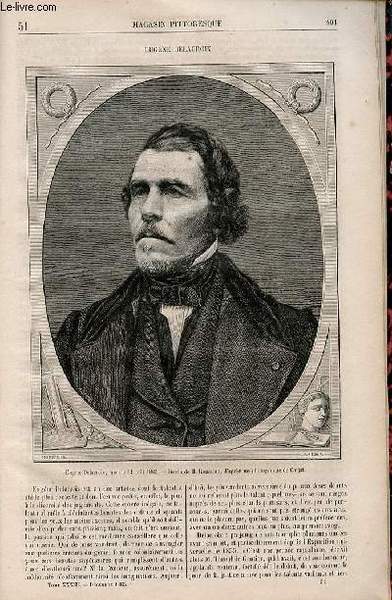 LE MAGASIN PITTORESQUE - Livraison n°051 - Eugène Delacroix.