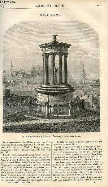 LE MAGASIN PITTORESQUE - Livraison n°015 - Duglad Stewart.