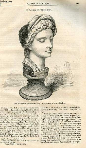 LE MAGASIN PITTORESQUE - Livraison n°050 - Un marbre de …