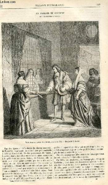 LE MAGASIN PITTORESQUE - Livraison n°051 - Un parloir de …