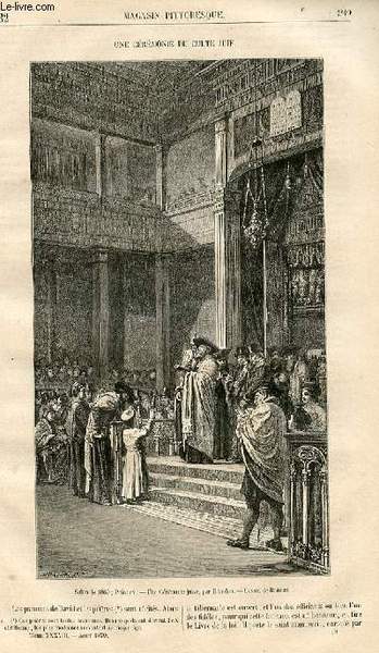 LE MAGASIN PITTORESQUE - Livraison n°032 - Une cérémonie du …