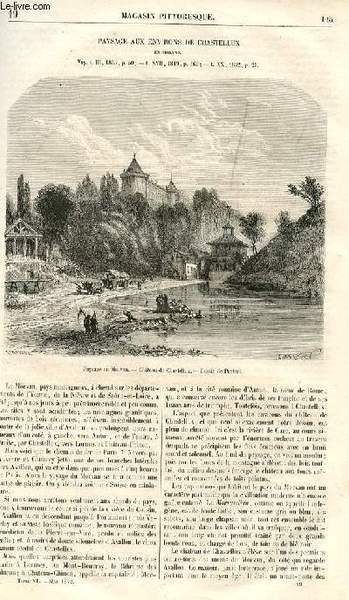 LE MAGASIN PITTORESQUE - Livraison n°19 - paysage aux environs …