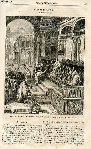 LE MAGASIN PITTORESQUE - Livraison n°27 - L'anneau de SAint …