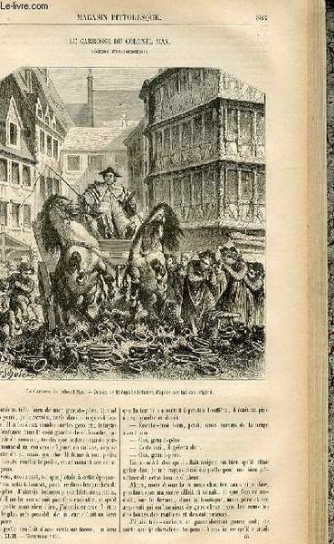 LE MAGASIN PITTORESQUE - Livraison n°45 - Le carosse du …