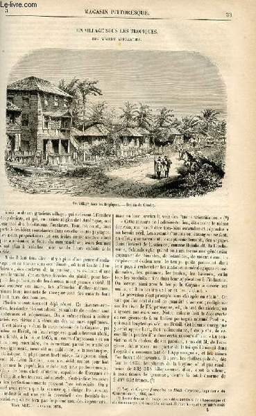 LE MAGASIN PITTORESQUE - Livraison n°05 - Un village sous …