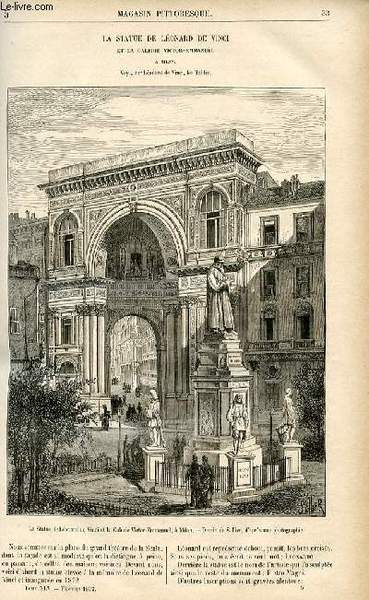 LE MAGASIN PITTORESQUE - Livraison n°05 - La statue de …