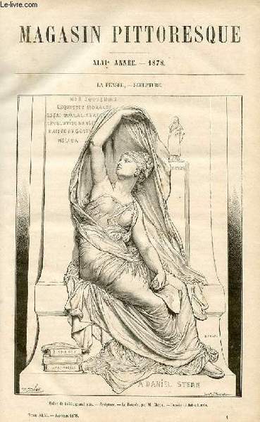 LE MAGASIN PITTORESQUE - Livraison n°01 - La pensée, sculpture.