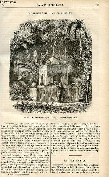 LE MAGASIN PITTORESQUE - Livraison n°04 - Un tombeau musulman …