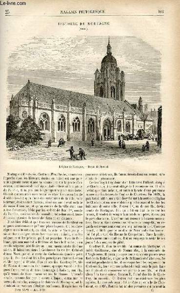 LE MAGASIN PITTORESQUE - Livraison n°25 - Histoire de Mortagne …