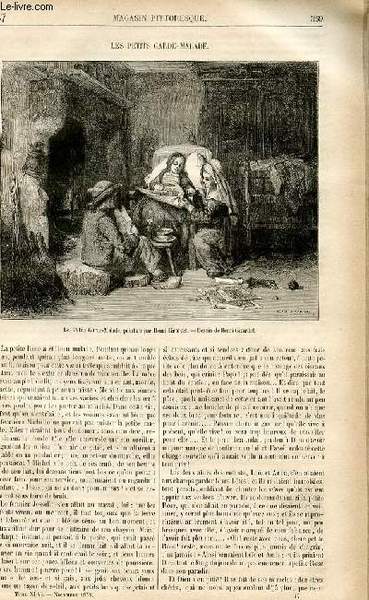 LE MAGASIN PITTORESQUE - Livraison n°47 - Les petits garde-malades.