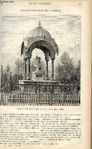 LE MAGASIN PITTORESQUE - Livraison n°16 - Buste d'un prince …