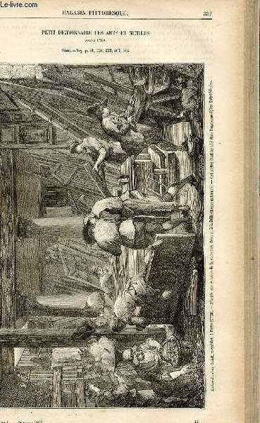 LE MAGASIN PITTORESQUE - Livraison n°43 - Petit dictionnaire des …