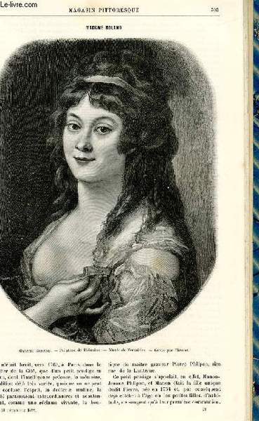 LE MAGASIN PITTORESQUE - Livraison n°24 - Madame Roland.